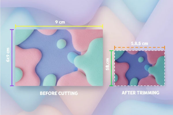 ابعاد کارت ویزیت سلفون مخملی