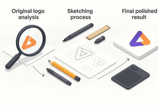 باز آفرینی لوگو