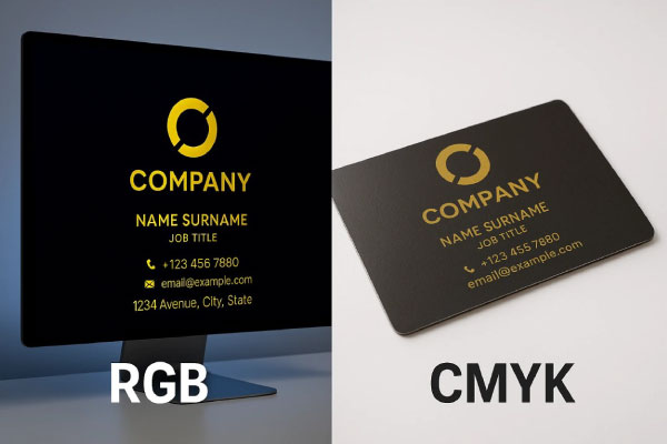 تغییر رنگ بعد از چاپ 