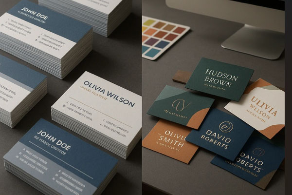 تفاوت کارت ویزیت طرح آماده و اختصاصی