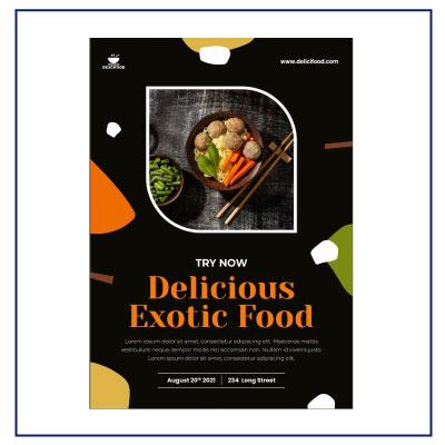 طراحی تراکت اختصاصی دو رو