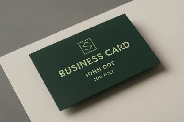 کارت ویزیت سلفون مات