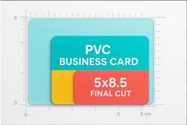 ابعاد کارت ویزیت پی وی سی