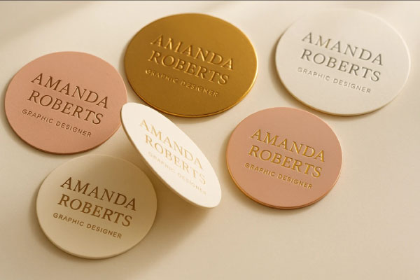 جنس کاغذ کارت ویزیت دایره ای