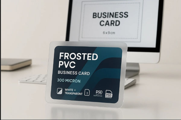 راهنمای طراحی و چاپ کارت ویزیت پی وی سی 300 میکرون