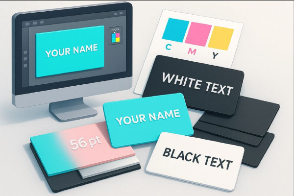 راهنمای کلی طراحی و چاپ کارت ویزیت لمینت برجسته 