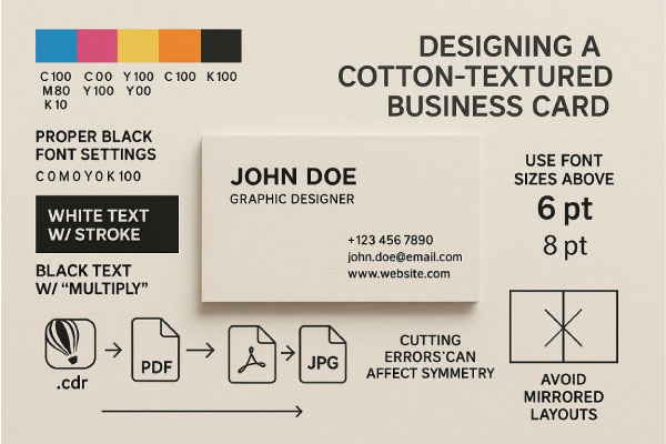 راهنمای کلی طراحی کارت ویزیت کتان