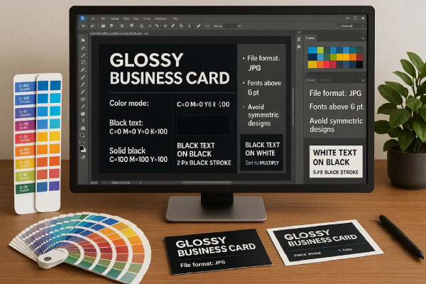 راهنمای کلی طراحی کارت ویزیت گلاسه 
