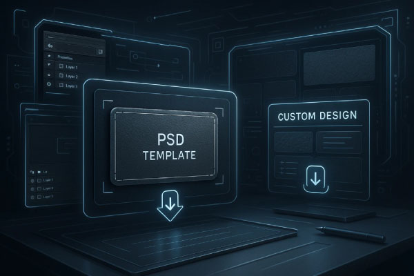 قالب های طراحی و فایل های آماده