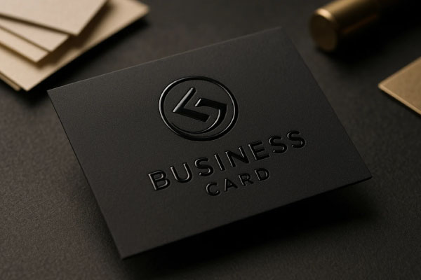 کارت ویزیت لمینت برجسته مخملی 