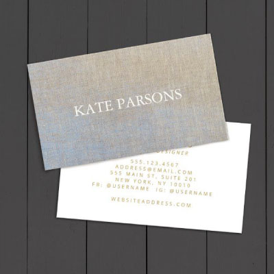 کارت ویزیت کتان