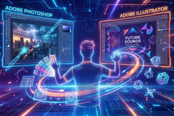 استفاده از نرم افزار های مخصوص طراحی