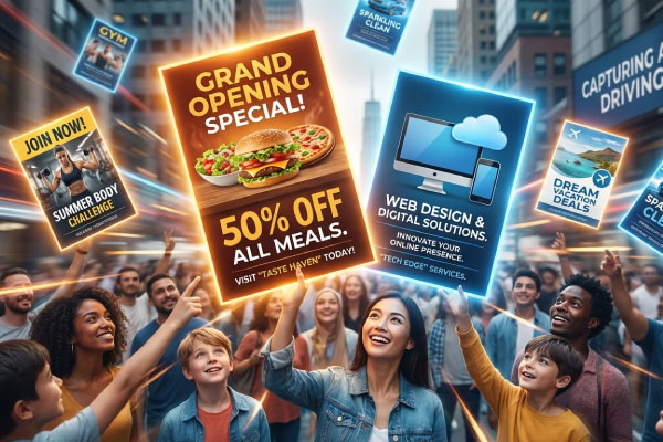 تراکت های تبلیغاتی 