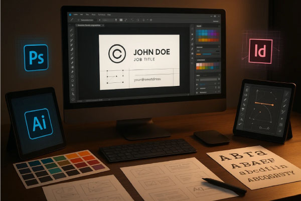 نرم افزار های طراحی کارت ویزیت