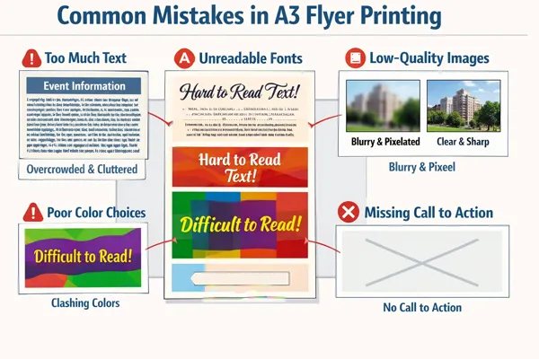 اشتباهات رایج در چاپ تراکت A3