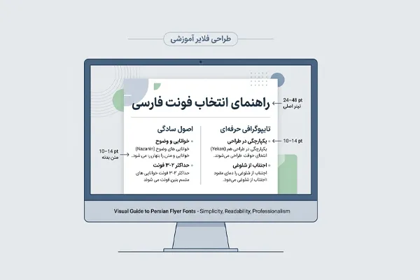 انتخاب فونت مناسب