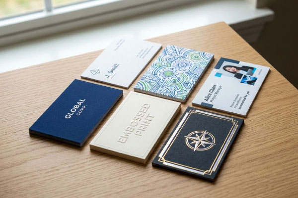 انواع کارت ویزیت بر اساس چاپ و طراحی