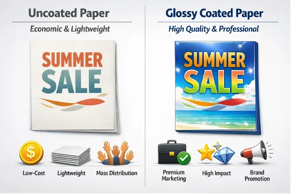 تفاوت کاغذ تحریر و گلاسه چیست