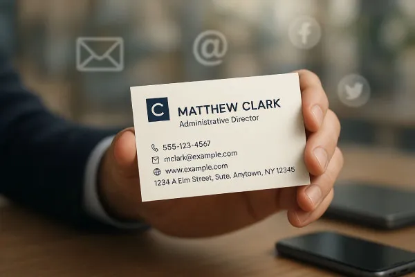 چرا کارت ویزیت هنوز اهمیت دارد